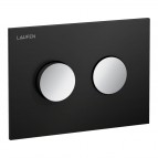 Laufen INEO GROOVE tualetes skalošanas taustiņš, Black/ Chrome