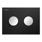 Laufen INEO GROOVE tualetes skalošanas taustiņš, Black/ Chrome 3