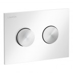 Laufen INEO GROOVE tualetes skalošanas taustiņš, White/ PVD inox Br.