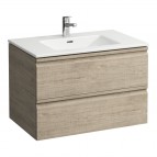 Laufen Pro S izlietne un skapītis, 800x500 mm, 2A, balts matt 2