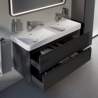 Laufen Pro X dubultā izlietne 120x46,5 cm, Balta 2
