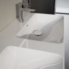 Laufen Pro X dubultā izlietne 120x46,5 cm, Balta 4