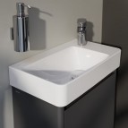 Laufen Pro X izlietne bez pārplūdes 48x28 cm, labā puse, Balta 6