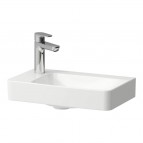 Laufen Pro X izlietne bez pārplūdes 48x28 cm, kreisā puse, Balta
