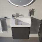 Laufen Pro X izlietne bez pārplūdes 48x28 cm, kreisā puse, Balta 5