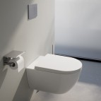 Laufen Pro X Rimless Silent flush pods 360x540 mm+SC Slim vāku,Balts  8