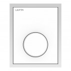 Laufen Urinal AU106 taustiņš pisuāram,   White/ Stainless Steel