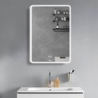 Duschy spogulis ar LED apgaismojumu un apsildi 50x70 cm  2