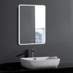 Duschy spogulis ar LED apgaismojumu un apsildi 50x70 cm  3