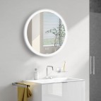 Duschy spogulis ar LED apgaismojumu un apsildi Ø 60 cm 2