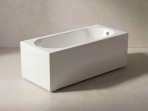Libero 170 akmens masas vanna 169.5x79.5x65.5 cm, Balta 2