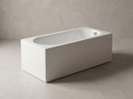 Libero 180 akmens masas vanna 179.5x79.5x65.5 cm, Balta 4