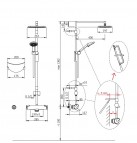 Optima 7193U душевая система  3