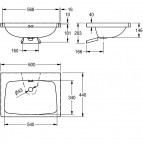 Suvas saimniecības izlietnes komplekts 600x440 mm, Ner.tērauds 2