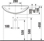 Lyra Plus раковина 65x48 см, накладная, белая 2