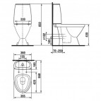 Lyra plus Scandia pods ar vāku, balts 2