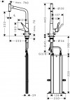 M7115-H320 izlietnes maisītājs 2