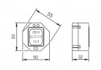 Transformators Electra , 230/12 V VDC 1A 3