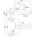 Magma MG-6420 cмеситель для ванны  2