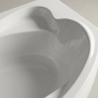 Marea akmens masas vanna 169x114x66.5 cm, Balta 2