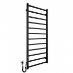 Mario Elektriskais dvieļu žāvētājs Tokio, 1200х500, Melns matēts