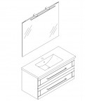 Мебельный комплект Adagio 100-2 2