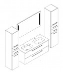 Мебельный комплект Gama 120-D 2