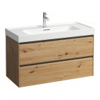 Meda vannas istabas skapītis bez izlietnes 985x450 mm, 2A, Ozols