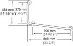 Mediclinics WC согнутый подлокотник 2