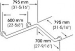 Mediclinics WC liekts roku balsts balts 2