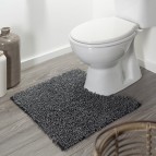 Misto tualetes poda kontūrs, 55x60 cm, kokvilna, melns 3