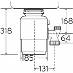 MODEL66-2B pārtikas atkritumu smalcinātājs 5