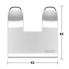 Keuco Moll dubūltais dvieļu āķis, Hroms 4