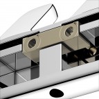 Keuco Moll dubūltais dvieļu āķis, Hroms 5