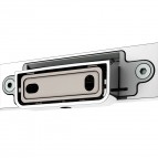 Keuco Moll tualetes papīra turētājs, Hroms 4