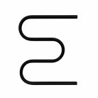 M-veida vara dvieļu žāvētājs 600x600, Balts 2