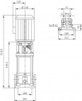 MVI 202-1/16/E/3-400-50-2, augstspiediena sūknis 2