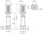 MVI 3203 5.5 kW, 400 V, augstspiediena sūknis 3