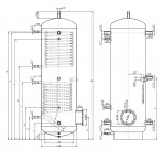 NAD 1000 v5 аккумулирующий бак с фланцем 2