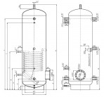 NAD 750 v4  аккумулирующий бак с фланцем 2