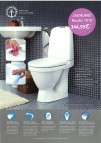 Nautic 1510 WC pods C+ Hygienic Flush ar SC vāku