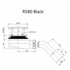 Komplekts NES KDJ II 90x90 cm dušas kabīne + PAA paliknis + Sifons 6