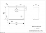 New York 50x40 L кухонная раковинa 3