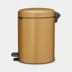 NewIcon atkritumu tvertne ar pedāli 5 litri - siltais zelts 8