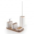 Gedy Ninfea tualetes birste ar turētāju, Balts matēts 4