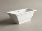 Nordica 160 brīvi stāvoša vanna 160x75x62 cm, Balta 7