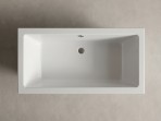 Nordica 170 brīvi stāvoša vanna 169.7x75x62 cm, Balta 5