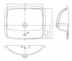 Nova Pro izlietne 55x45 cm 2