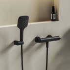 Nox NX 032.20BLM dušas maisītājs no sienas, Black matt 3