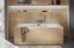 Ванна Oberon 2.0 Duo 1800x800 мм, с ножками и сифоном, белый Quaryl® 3